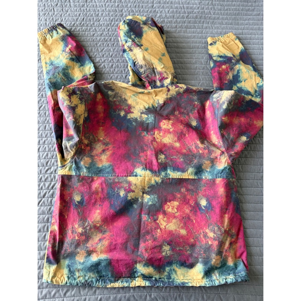 The North Face Womens WindWall Tie Dye Hooded Jacket Multicolor Medium Full Zip - Picture 8 of 9